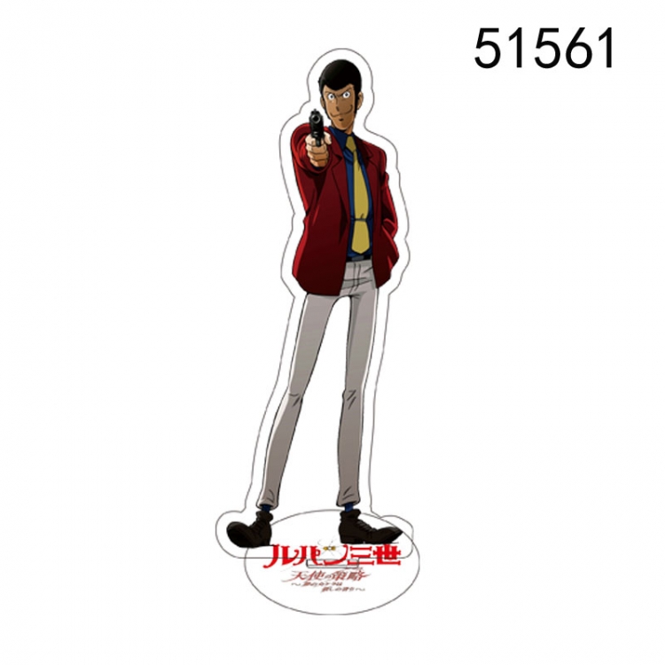 Lupin III Anime characters acrylic Standing Plates Keychain 15CM  51561