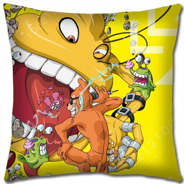 Digimon Anime square full-color pillow cushion 45X45CM NO FILLING  S2-29