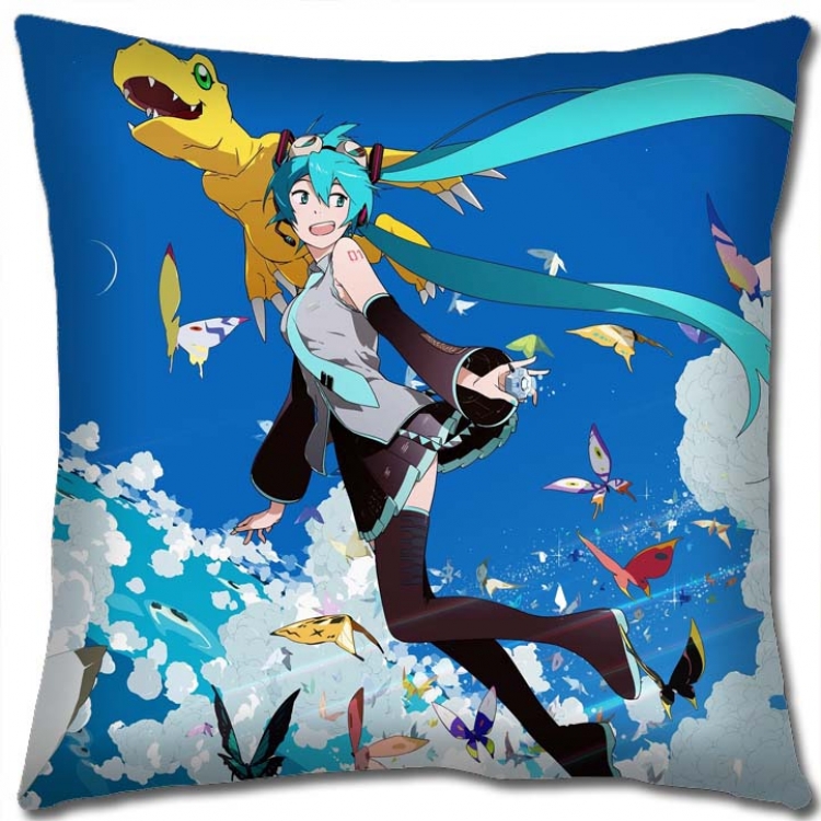 Digimon Anime square full-color pillow cushion 45X45CM NO FILLING S2-9