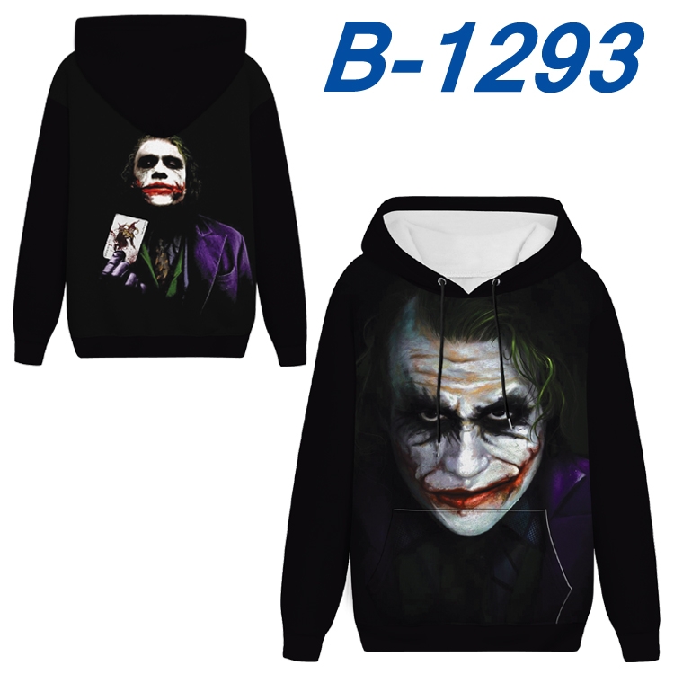 Suicide Squad Anime padded pullover sweater hooded top from S to 4XL B-1293