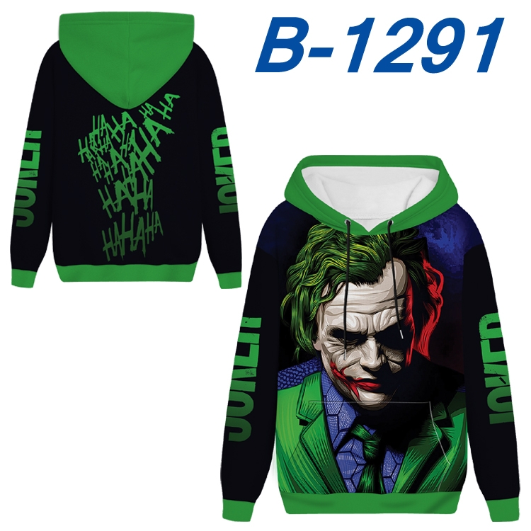 Suicide Squad Anime padded pullover sweater hooded top from S to 4XL B-1291