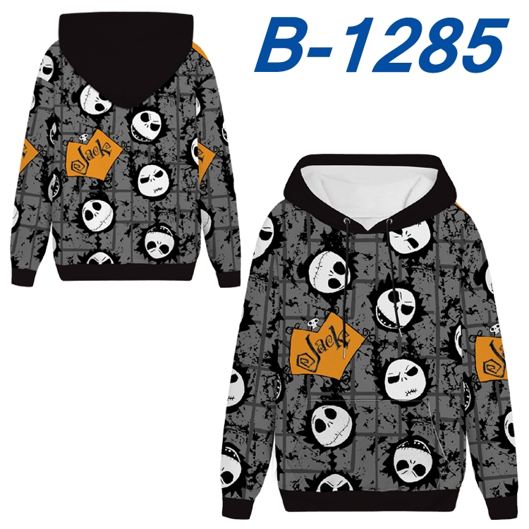 The Nightmare Before Christmas Anime padded pullover sweater hooded top from S to 4XL  B-1285