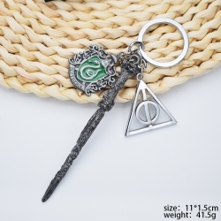 Harry Potter cartoon skewers metal Key Chain school bag pendant style B