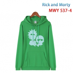 Rick and Morty Cotton Hooded P...