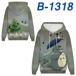 TOTORO Anime padded pullover s...