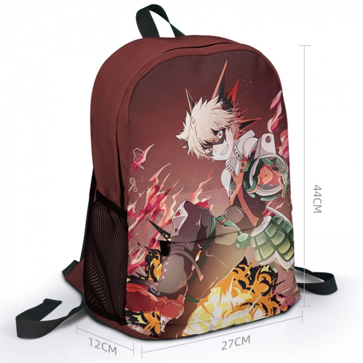 My Hero Academia Animation surrounding full color backpack student school bag 27x44x12