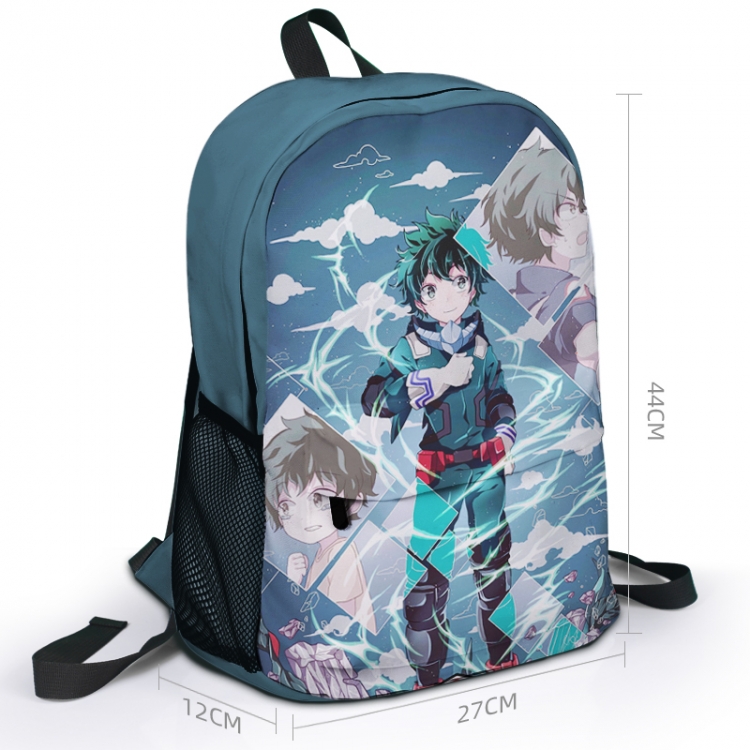 My Hero Academia Animation surrounding full color backpack student school bag 27x44x12