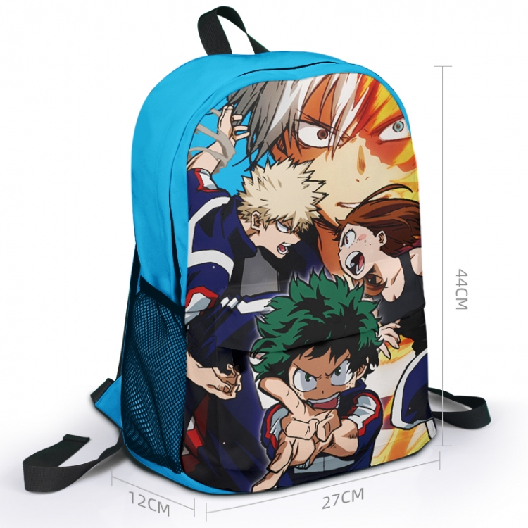 My Hero Academia Animation surrounding full color backpack student school bag 27x44x12