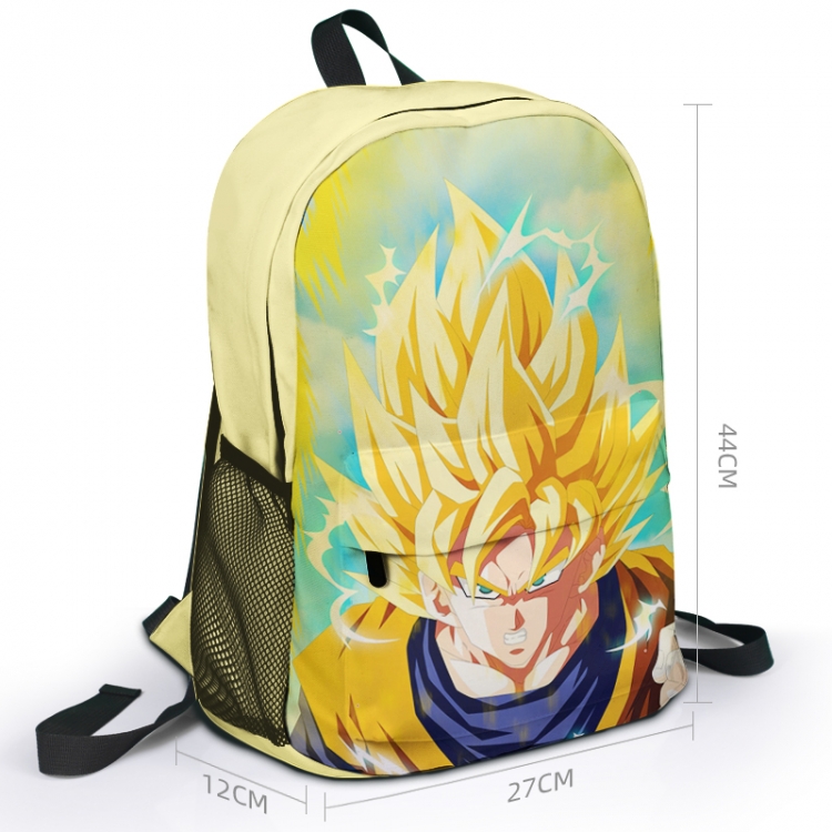 DRAGON BALL Animation surrounding full color backpack student school bag 27x44x12