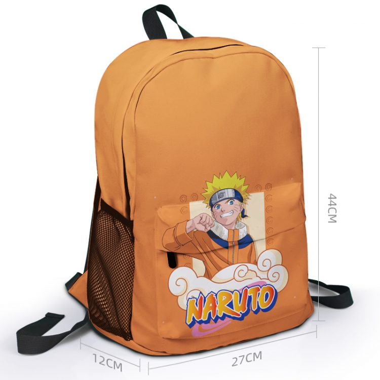 Naruto Animation surrounding full color backpack student school bag 27x44x12