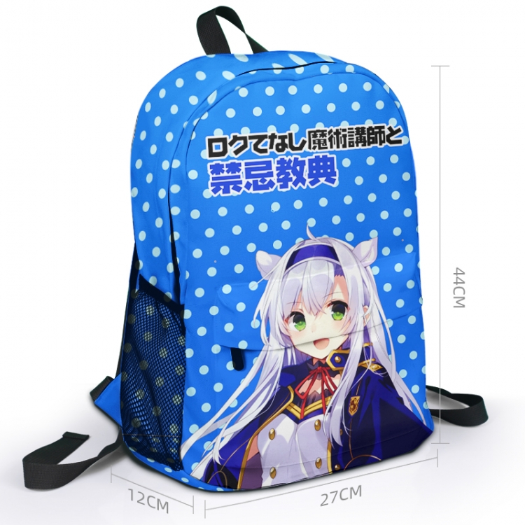 Illegal Magic Instructors and Taboo Teachings Animation surrounding full color backpack student school bag 27x44x12