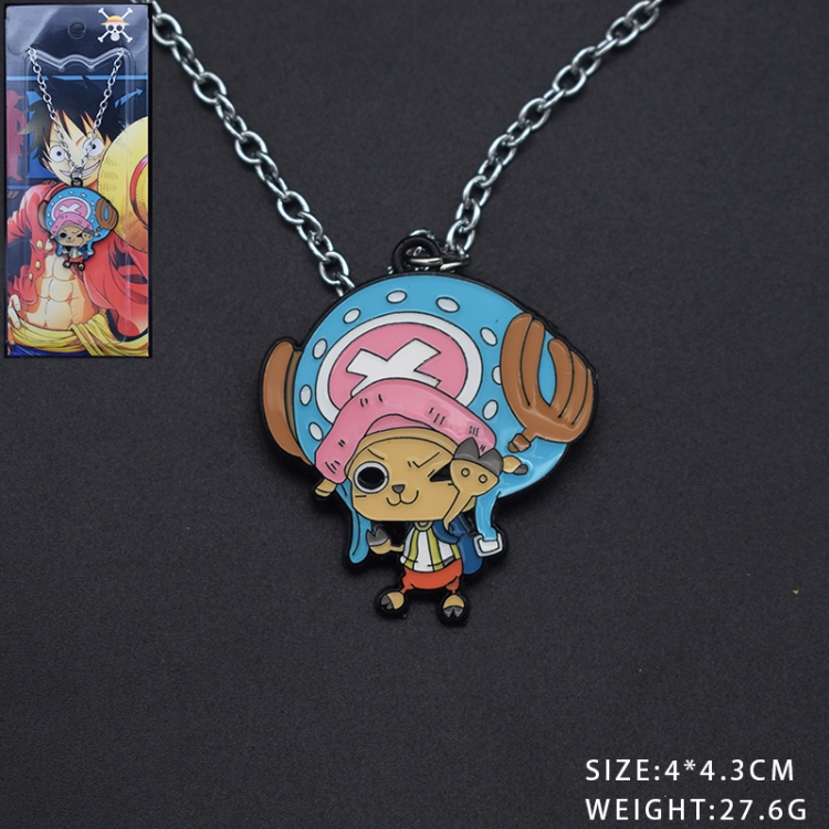 One Piece Anime cartoon metal necklace pendant style B price for 5 pcs