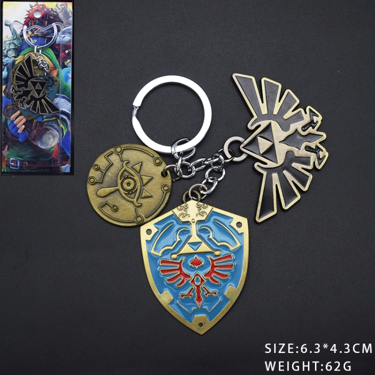 The Legend of Zelda  Anime cartoon skewers Key Chain school bag pendant