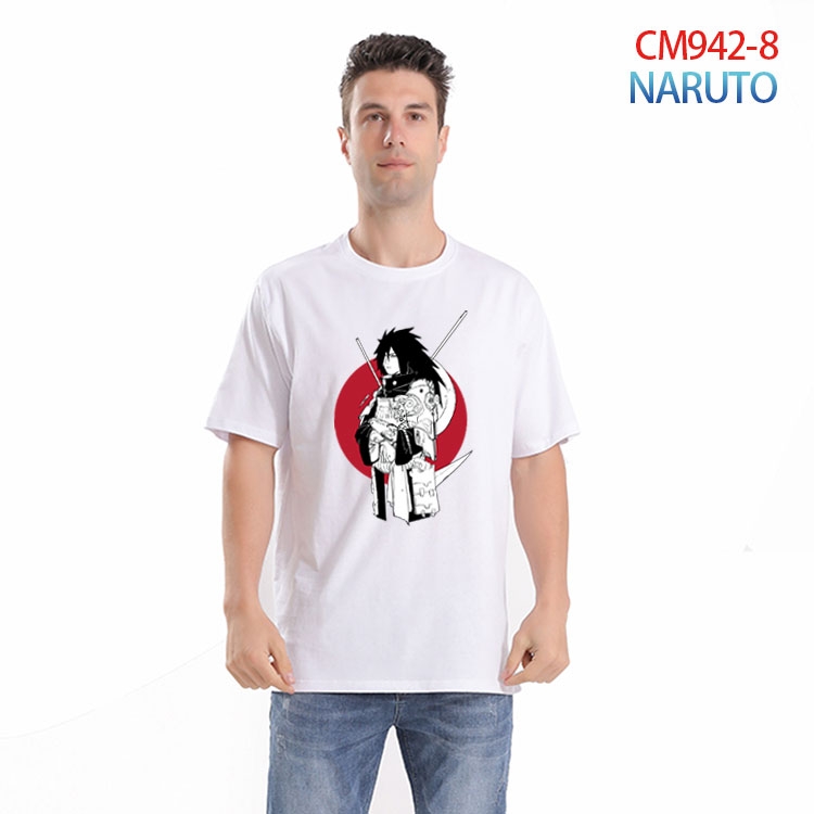 Naruto Printed short-sleeved cotton T-shirt from S to 4XL  CM 942 8