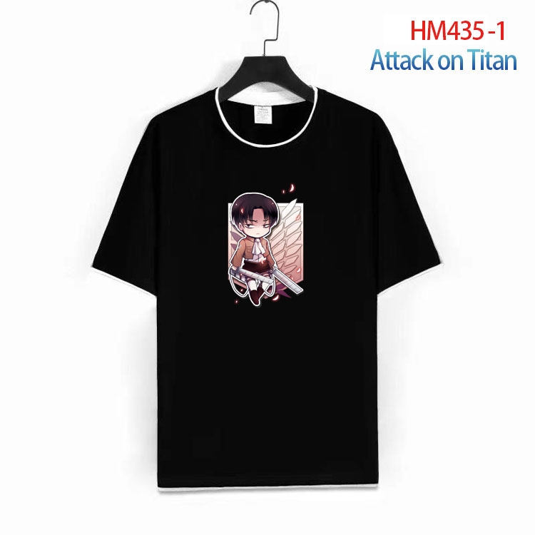 Shingeki no Kyojin Cotton round neck fake two short-sleeved T-shirts from S to 4XL HM-435-1