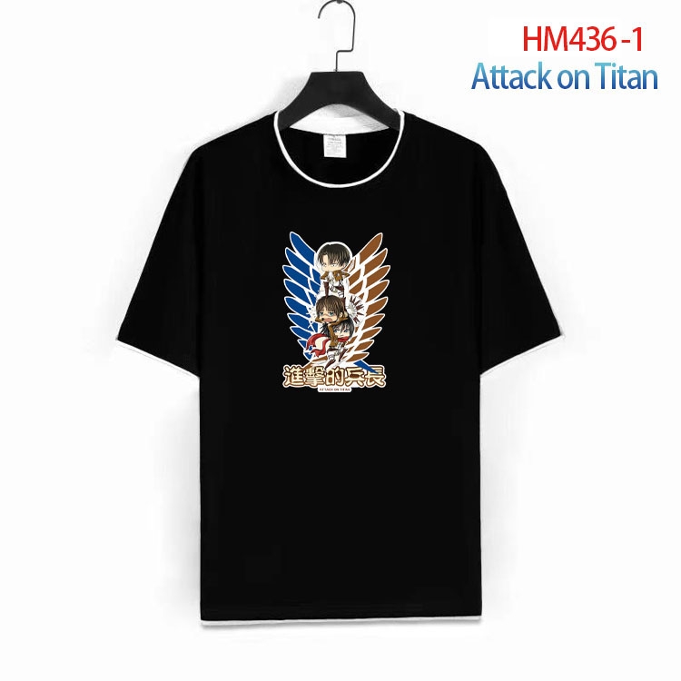 Shingeki no Kyojin Cotton round neck fake two short-sleeved T-shirts from S to 4XL HM-436-3