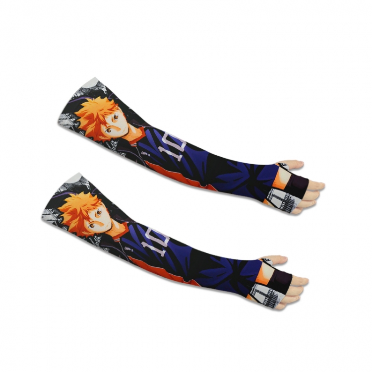 Haikyuu!! Printed Long Cycling Sleeve Sun Protection Sleeve