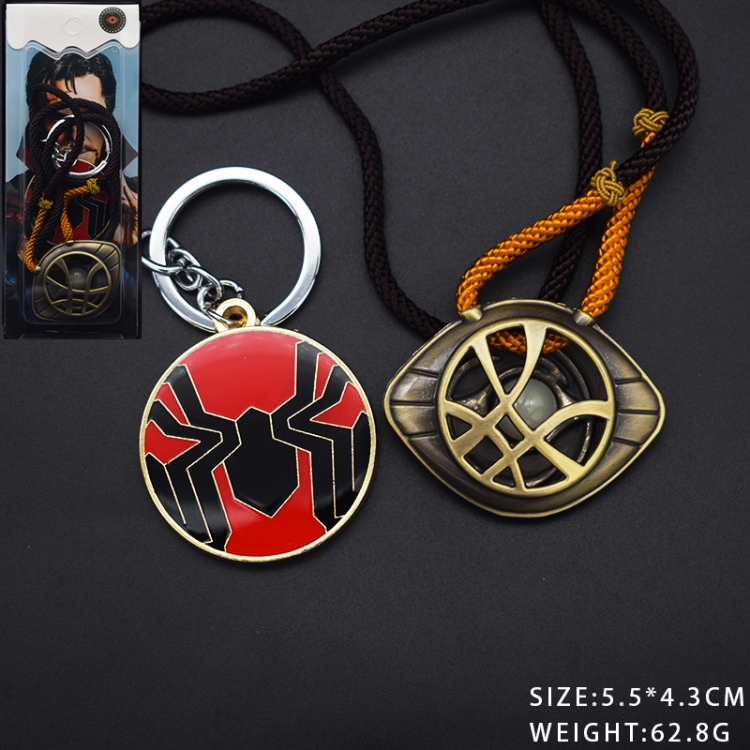 Doctor Strange Anime cartoon keychain necklace pendant