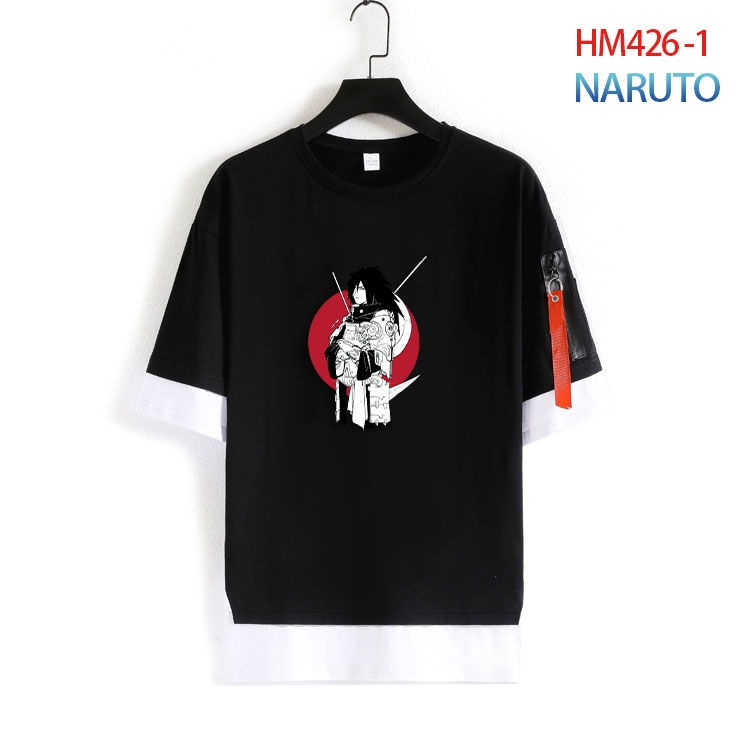 Naruto Cotton round neck short sleeve T-shirt from S to 4XL HM-426-1