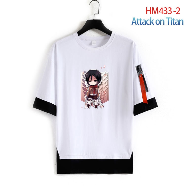 Shingeki no Kyojin Cotton round neck short sleeve T-shirt from S to 4XL  HM-433-2