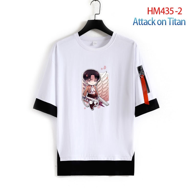 Shingeki no Kyojin Cotton round neck short sleeve T-shirt from S to 4XL HM-435-2