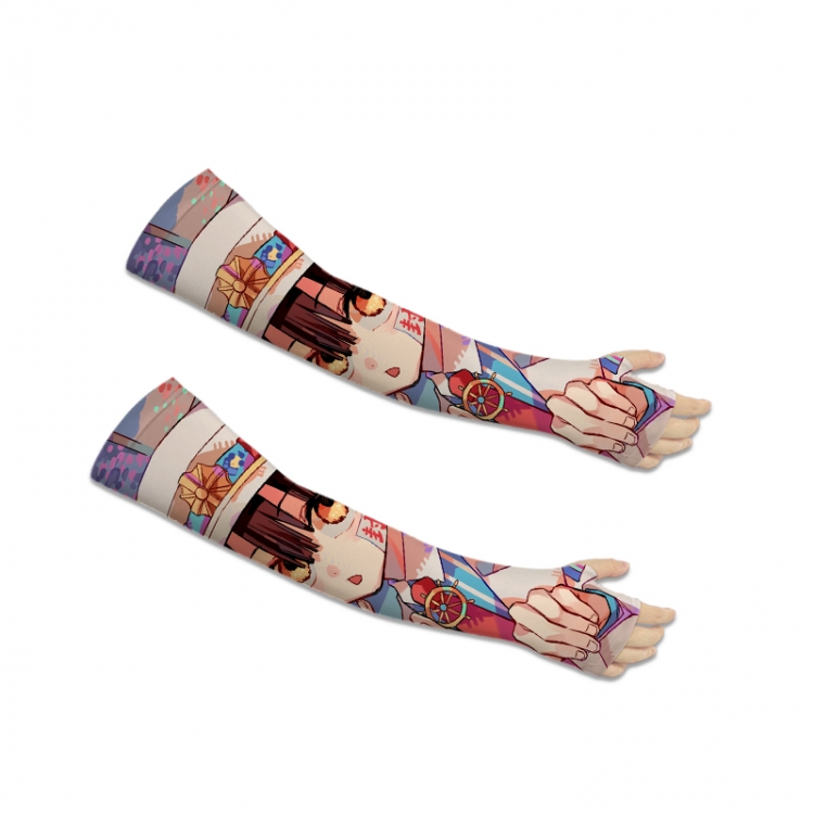 Toilet-bound Hanako-kun Printed Long Cycling Sleeve Sun Protection Sleeve