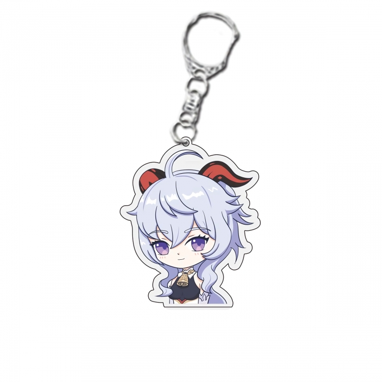 Genshin Impact  Anime acrylic Key Chain  price for 5 pcs 10122