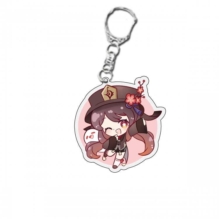 Genshin Impact  Anime acrylic Key Chain  price for 5 pcs 10108