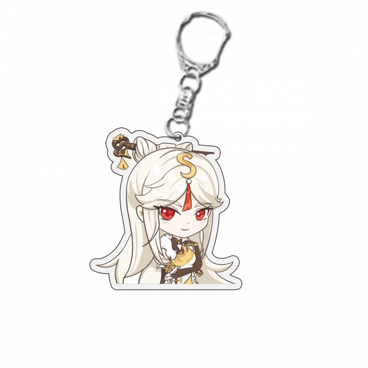 Genshin Impact  Anime acrylic Key Chain  price for 5 pcs  10102