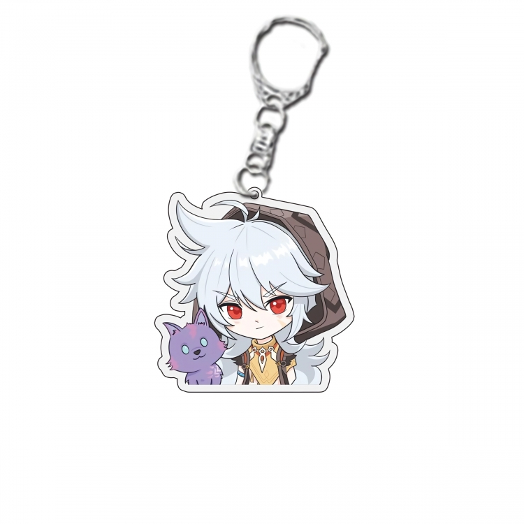 Genshin Impact  Anime acrylic Key Chain  price for 5 pcs  10125