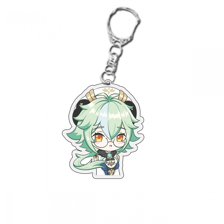 Genshin Impact  Anime acrylic Key Chain  price for 5 pcs  10127