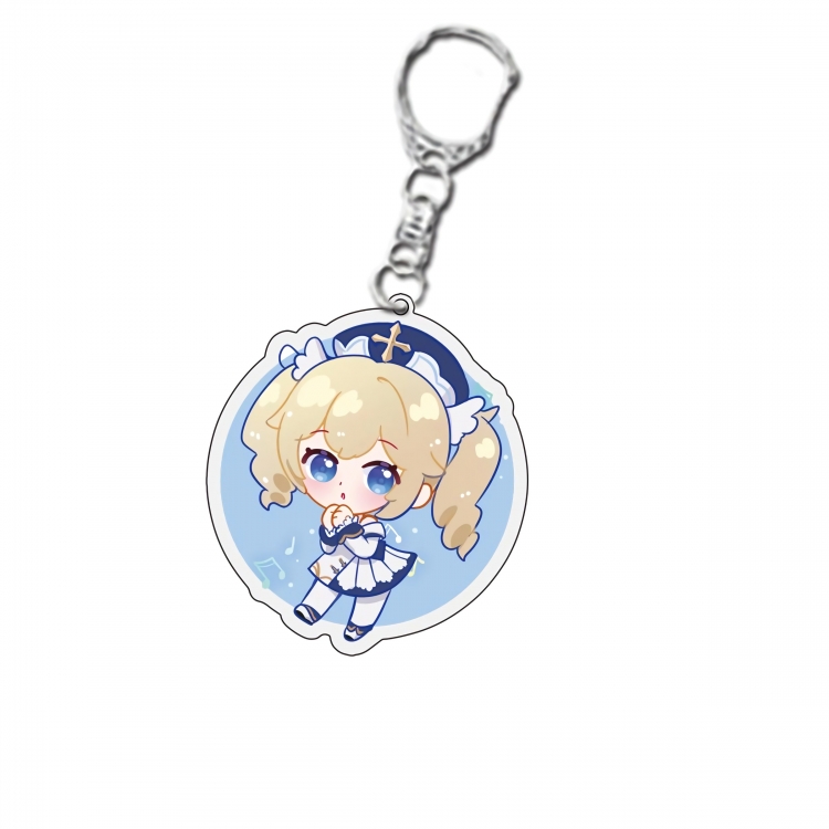 Genshin Impact  Anime acrylic Key Chain  price for 5 pcs  10111