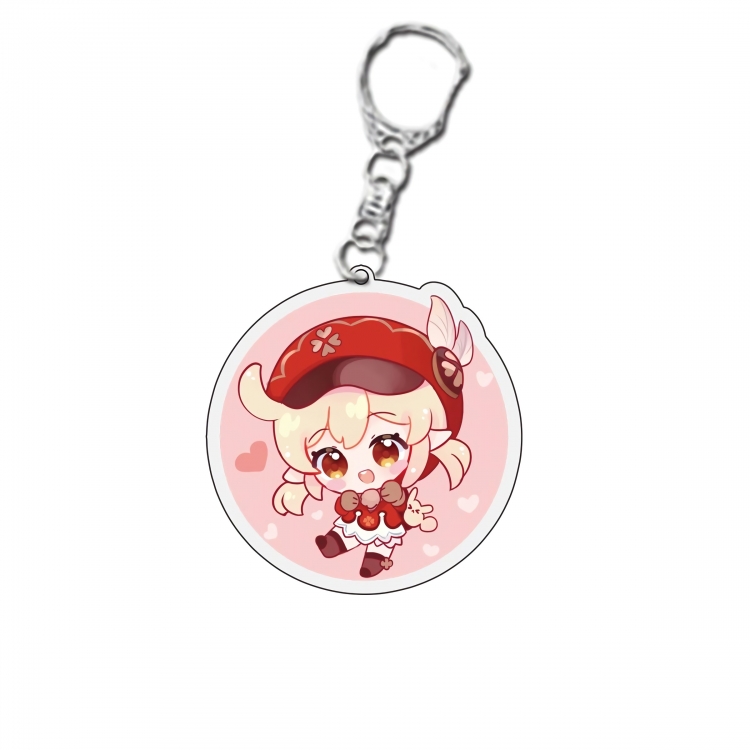 Genshin Impact  Anime acrylic Key Chain  price for 5 pcs 10113