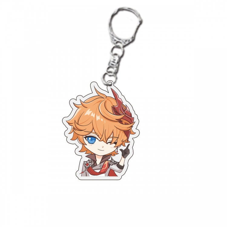 Genshin Impact  Anime acrylic Key Chain  price for 5 pcs 10095