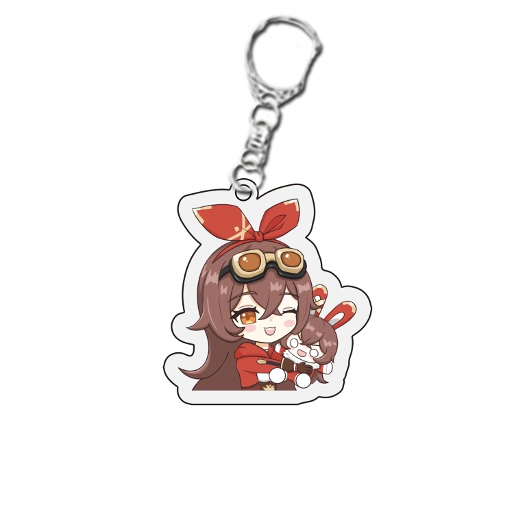 Genshin Impact  Anime acrylic Key Chain  price for 5 pcs 10126