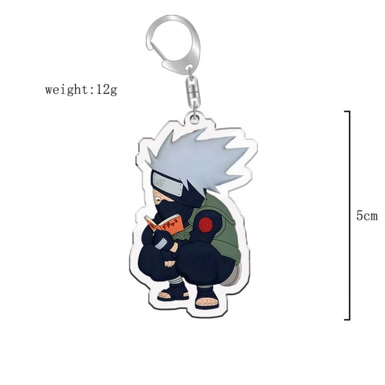 Naruto Anime acrylic Key Chain  price for 5 pcs 10091