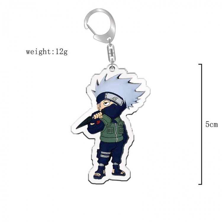 Naruto Anime acrylic Key Chain  price for 5 pcs 10089