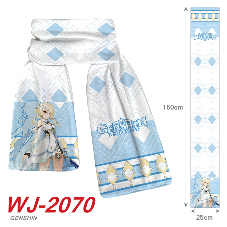 Genshin Impact  Anime plush impression scarf scarf WJ-2070