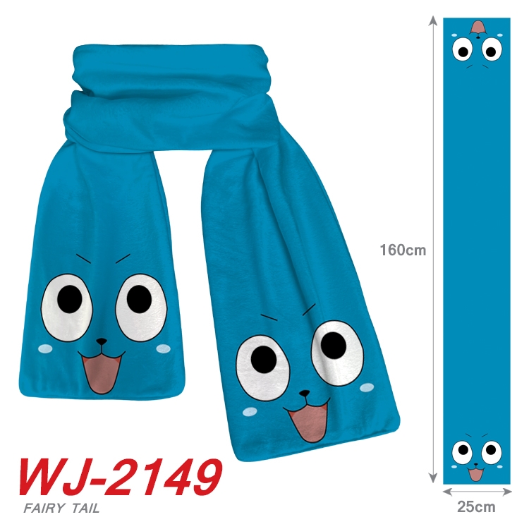 Fairy tail Anime plush impression scarf scarf WJ-2149