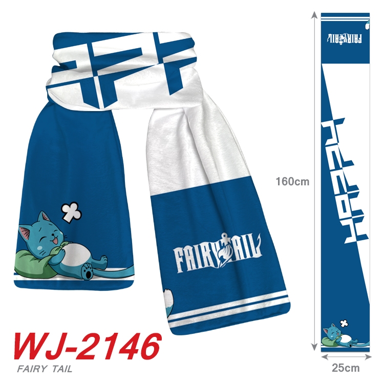 Fairy tail Anime plush impression scarf scarf WJ-2146