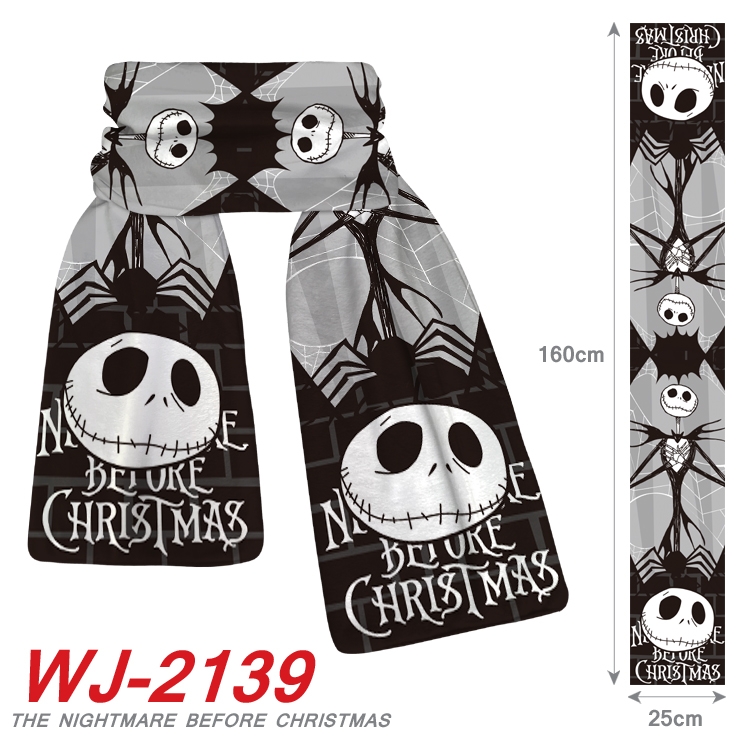 The Nightmare Before Christmas Anime plush impression scarf  WJ-2139