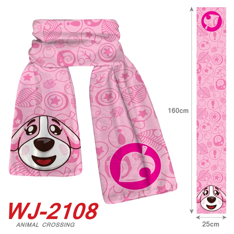 Animal Crossing Anime plush impression scarf WJ-2108