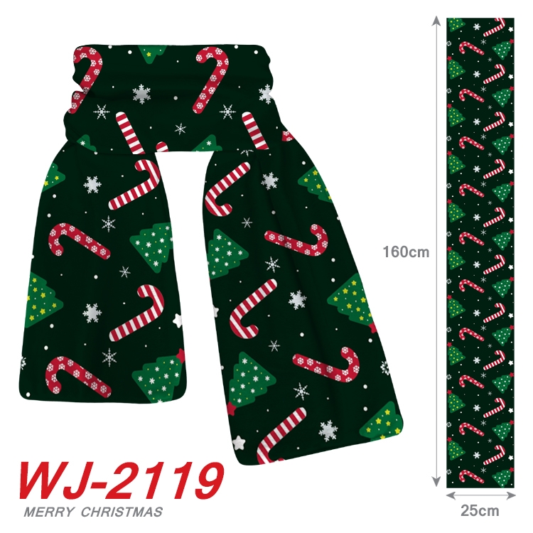 Christmas Anime plush impression scarf  WJ-2119