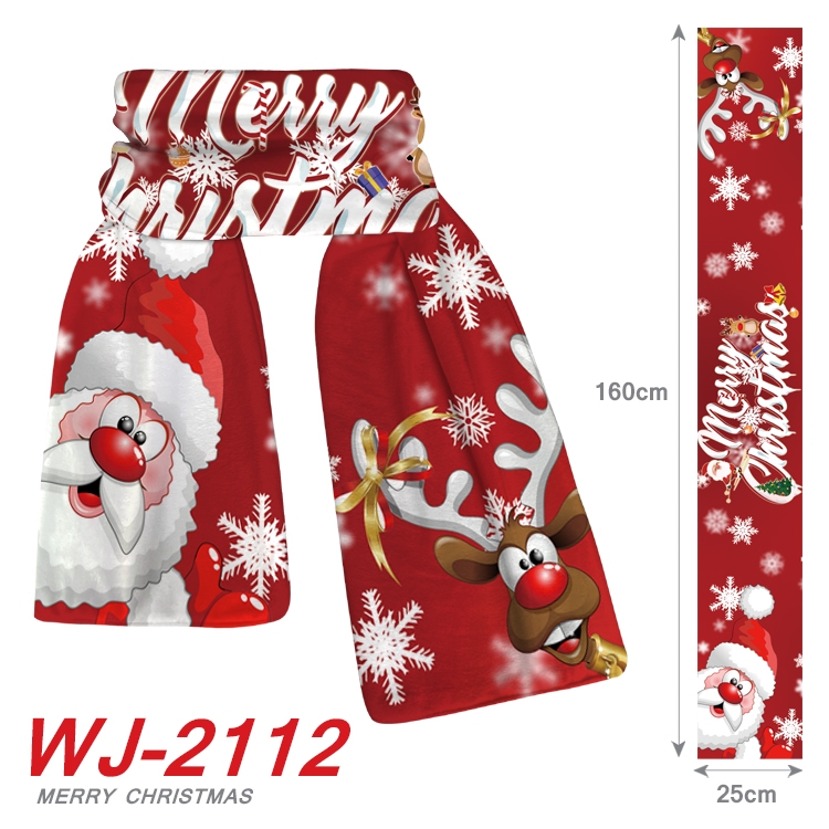 Christmas Anime plush impression scarf  WJ-2112