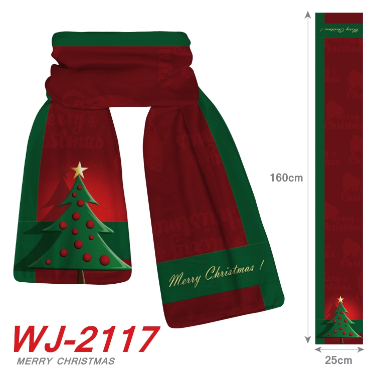 Christmas Anime plush impression scarf  WJ-2117