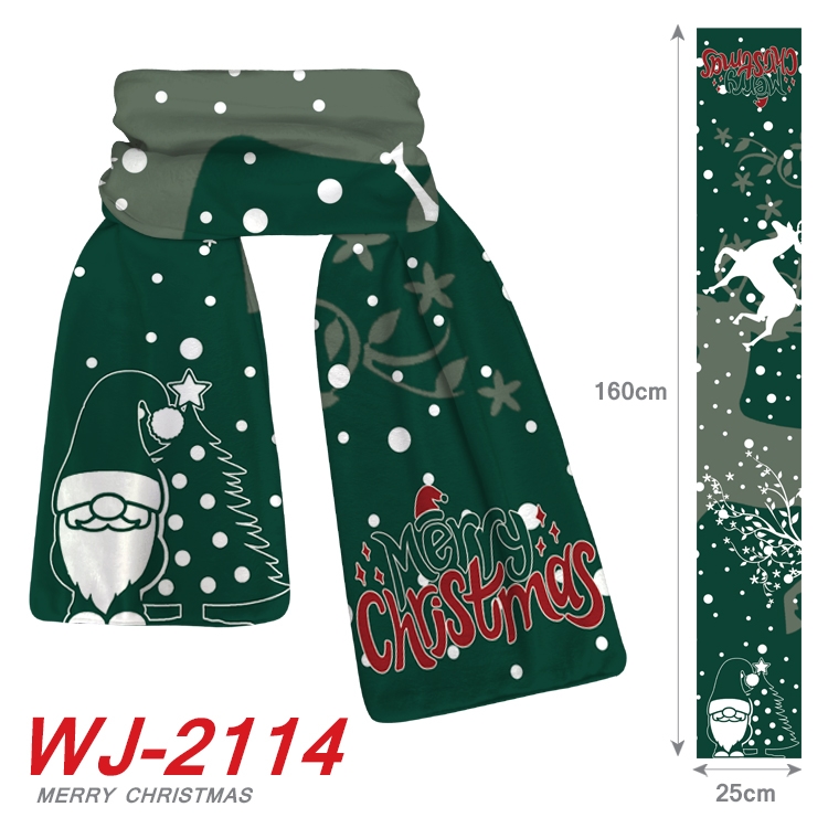 Christmas Anime plush impression scarf  WJ-2114