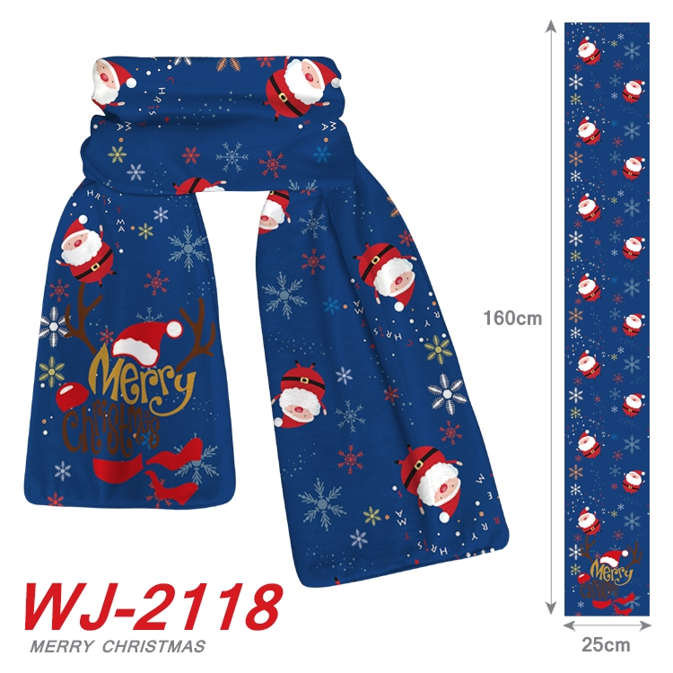 Christmas Anime plush impression scarf  WJ-2118