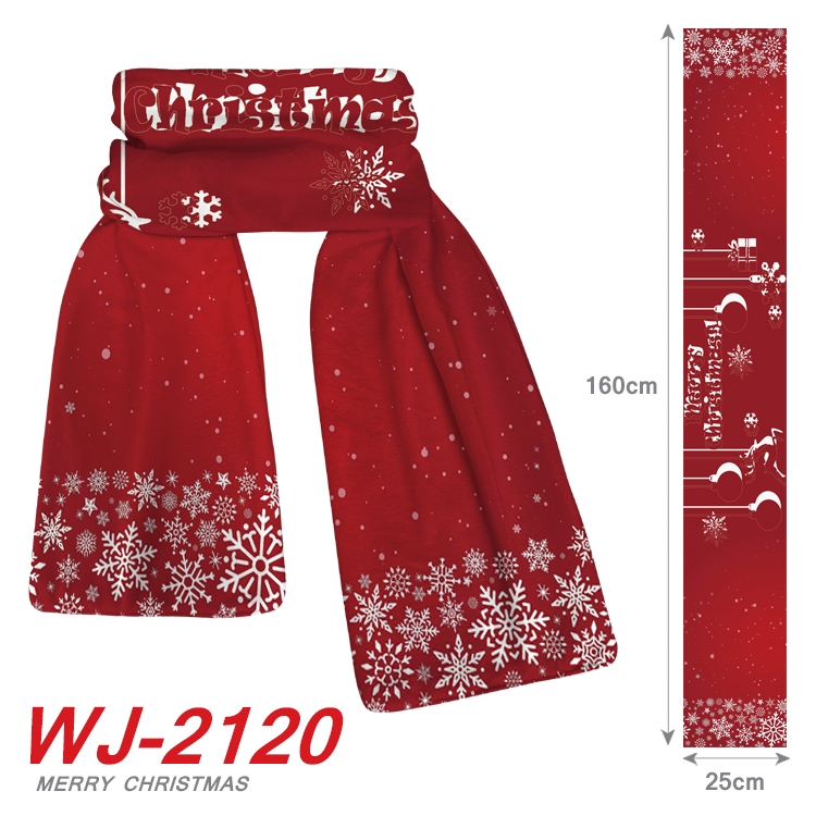 Christmas Anime plush impression scarf  WJ-2120