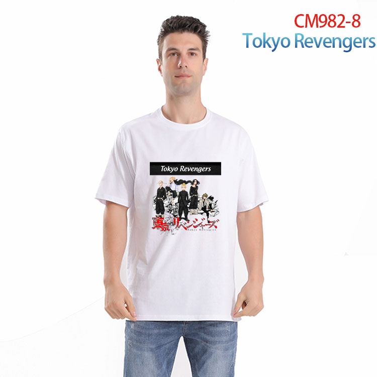 Tokyo Revengers Printed short-sleeved cotton T-shirt from S to 4XL  CM-982-8