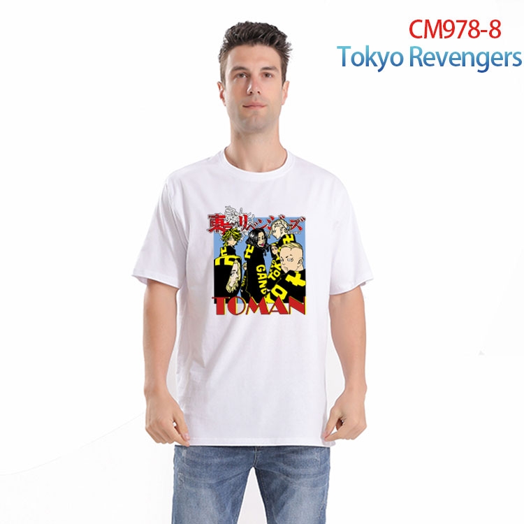 Tokyo Revengers Printed short-sleeved cotton T-shirt from S to 4XL   CM-978-8